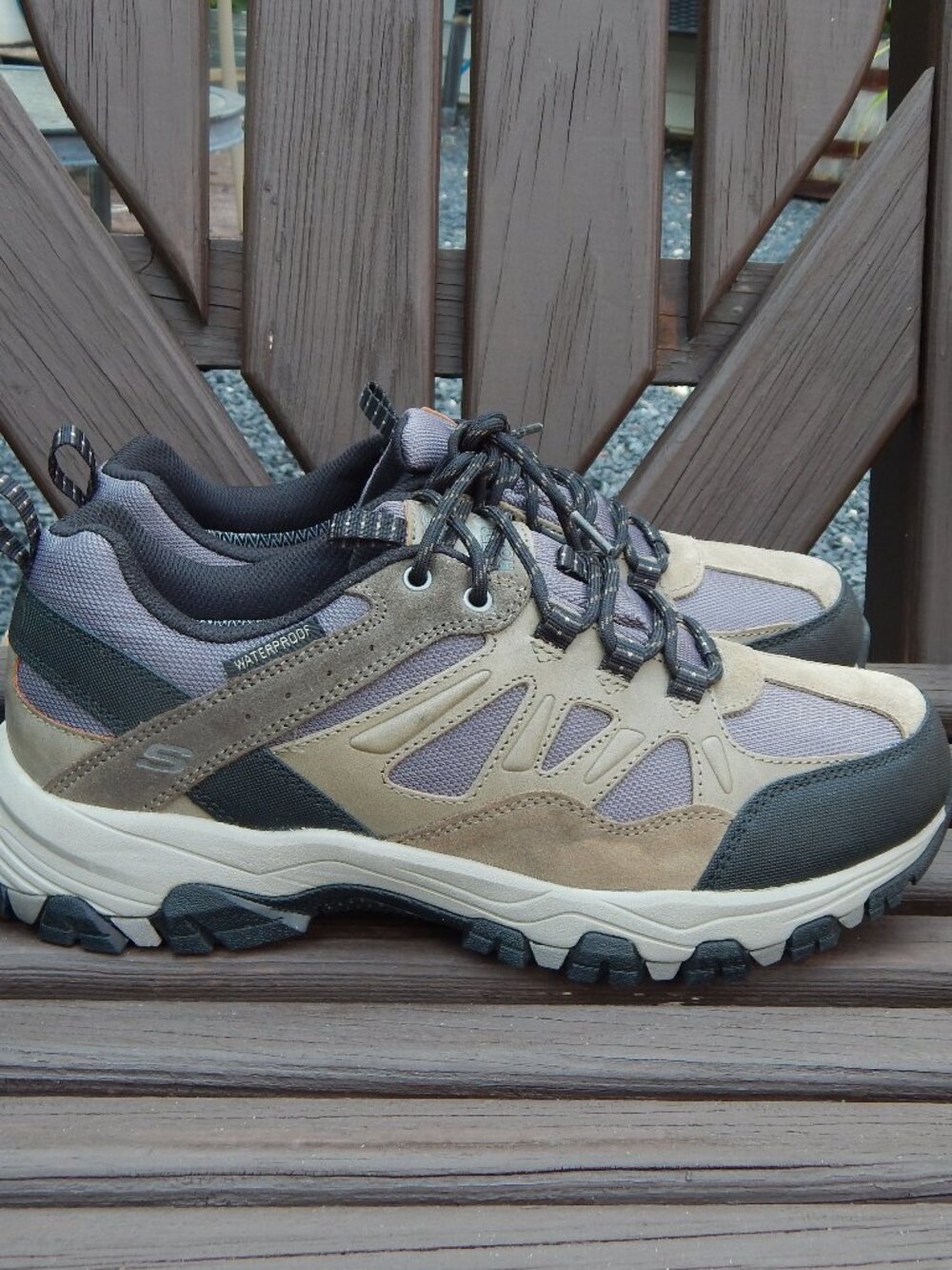 Skechers Enago Waterproof Outdoor Relaxed Fit Trail Hiking Shoes Mens 11 NEW